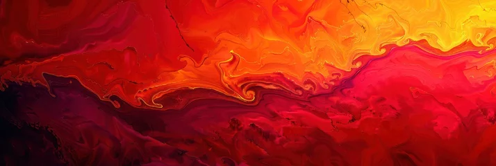 Möbelaufkleber Vibrant abstract sunset over landscape. Background for technological processes, science, presentations, etc © SwiftCraft