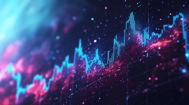 MT4 Chart Mastery: Trading Analysis with Cosmic Backdrop
