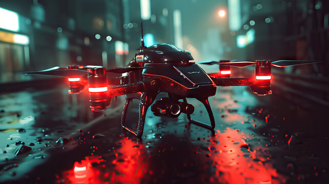 Unmanned Aerial Vehicles (UAVs): Drones equipped with surveillance, reconnaissance, and sometimes combat capabilities, used for remote operations