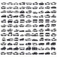 Collection of different types of cars