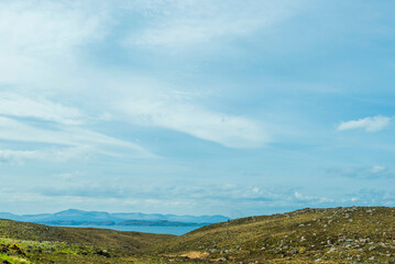 nature sceneries along the wester ross route, highlands Scotland