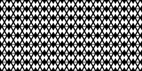 Abstract geometric pattern with triangle and lines. A seamless vector background. Black and white texture.