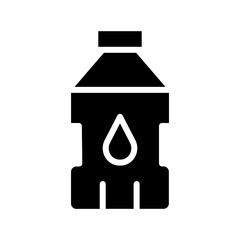 Bottle Plastic Water Glyph Icon