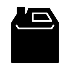 Container Jerry Plastic Glyph Icon