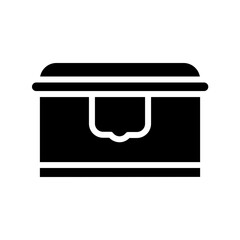 Eco Food Box Glyph Icon