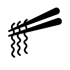 Food Noodle Rice Glyph Icon