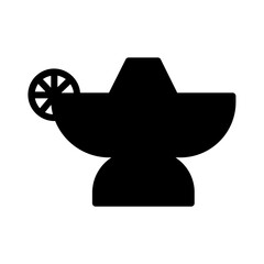 Food Rice Spicy Glyph Icon