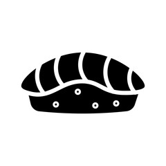 Food Rice Sushi Glyph Icon