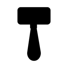 Hammer Work Tool Glyph Icon