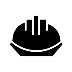 Hat Head Helmet Glyph Icon