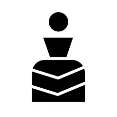 Dress Wedding Woman Glyph Icon
