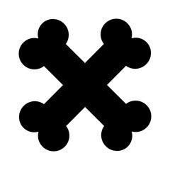 Bone Dead Death Glyph Icon