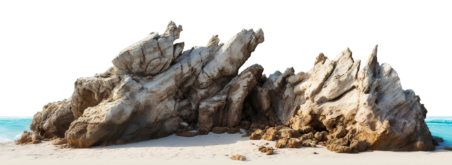 Heavy reef rock cut out