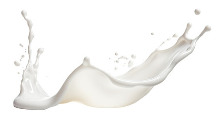 Splash of milk or cream, cut out