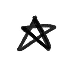 Star Doodle with Brush