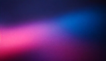 Abstract dark background with blurred gradient in purple, pink, and blue hues. Grainy texture adds depth. Symbolic of mystery, creativity, and transition