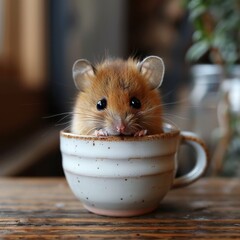 Rodent Ruse, April Fool's Fake Mouse Under Cup Gag, Comedy Ensues