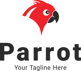 Parrot Logo Design, Bird Logo Design, Business Logo Design, Vector logo design, Iconic logo design,