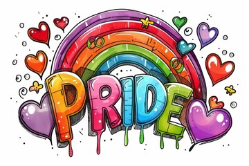 LGBTQ Pride inclusion. Rainbow blush colorful spanish gray diversity Flag. Gradient motley colored mocha LGBT rights parade festival range diverse gender illustration