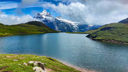 Fototapeta na wymiar Beautiful landscapes of Switzerland