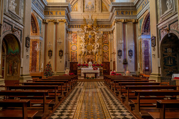 Acquaviva Picena, Marche, Italy. Mother Church of San Nicolò