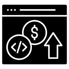 Monetization  Icon Element For Design