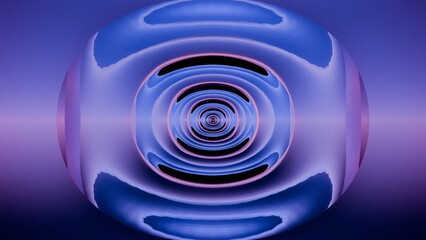 An abstract image showcasing a camera lens as a central point of focus,