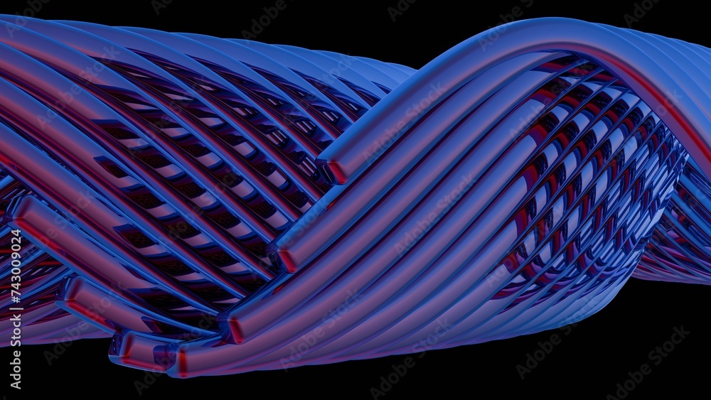 Leinwandbilder lines and geometric shapes in vibrant colors, creating a visually dynamic and energetic representation of hope