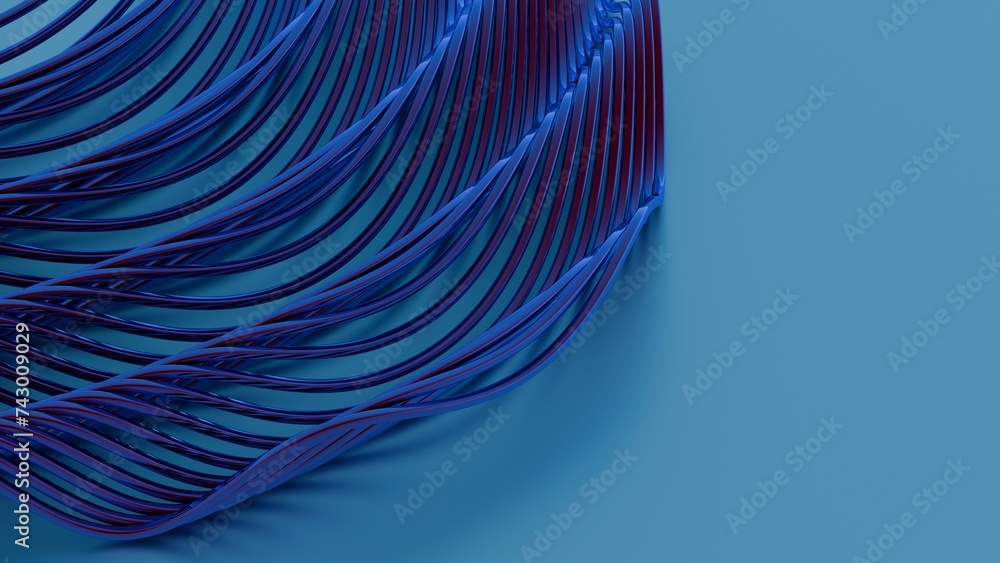 Poster lines and geometric shapes in vibrant colors, creating a visually dynamic and energetic representati
