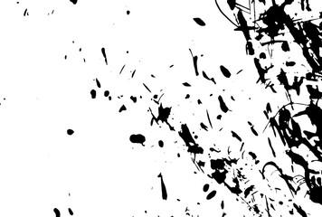 Rustic grunge texture with grain and stains. Abstract noise background. PNG graphic illustration with transparent background.