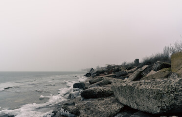 beach without people in Ukraine