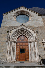 Agnone, Molise. Church of St. Emidio.