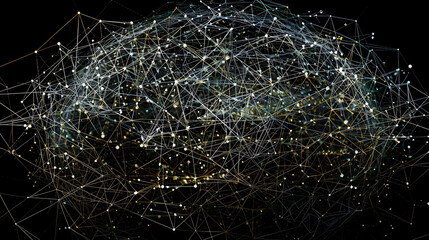 A mosaic of interconnected nodes spanning the globe, symbolizing the intricate web of communication and connectivity.