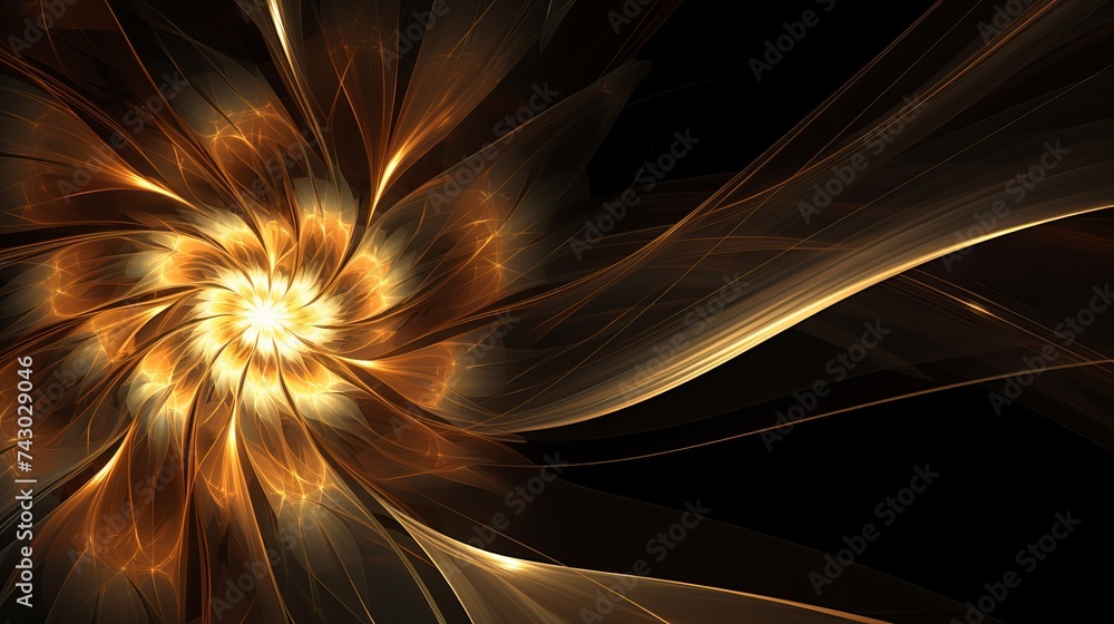 Poster an abstract fractal design that works great as a background or backdrop