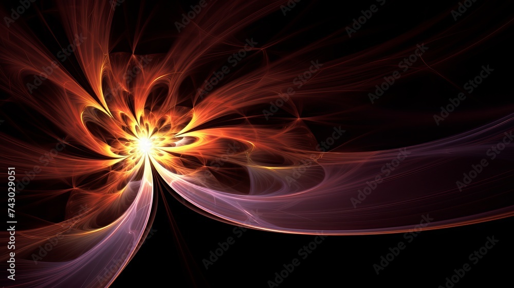 Poster an abstract fractal design that works great as a background or backdrop