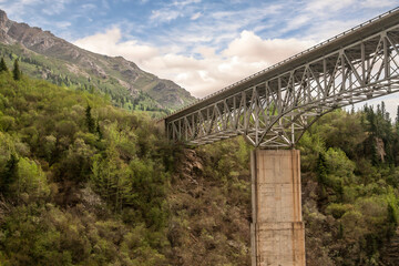Train Bridge That Stretched Across the Alaskan Wilderness