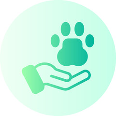 save animals gradient icon