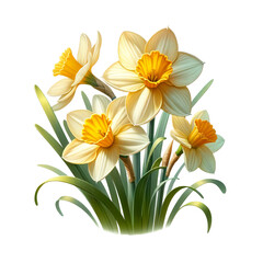 Fototapeta na wymiar spring daffodils