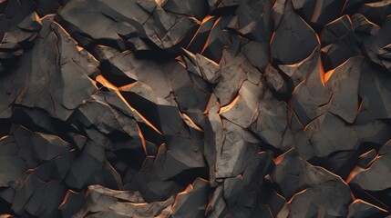 Generative AI Jagged and rough rock texture with sharp edges. - obrazy, fototapety, plakaty