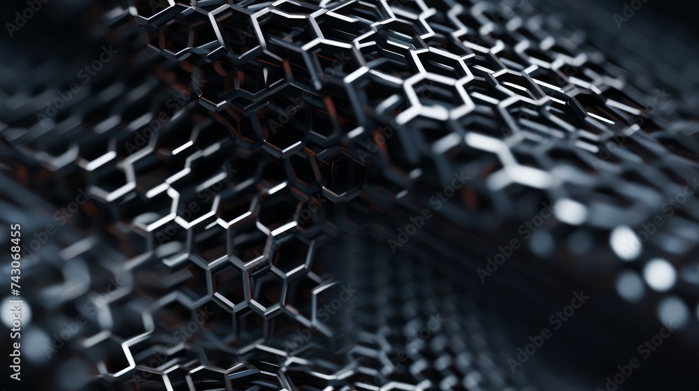 Poster generative ai metallic and industrial grating texture. octane render elegant realistic photorealisti