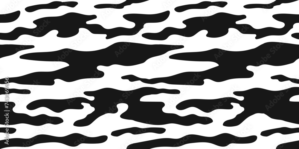 Aufkleber vector image of a cow pattern. trendy vector pattern for textile design.