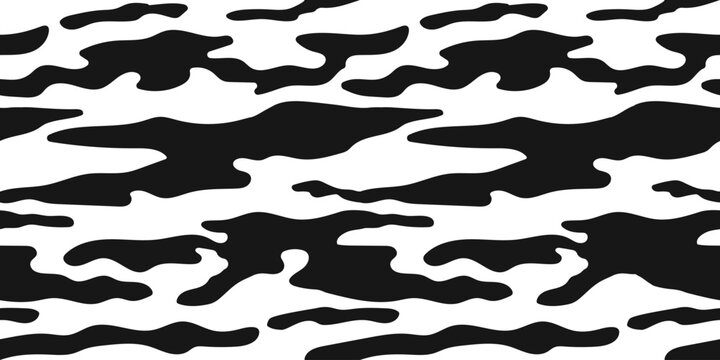 Vector image of a cow pattern. Trendy vector pattern for textile design.
