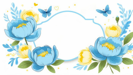 Fototapeta na wymiar banner with spring flowers, spring concept international Women's Day