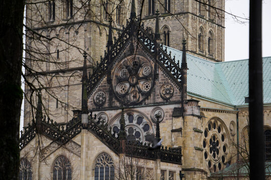 Munster Cathedral or St. Paulus Dom in Germany. High quality photo