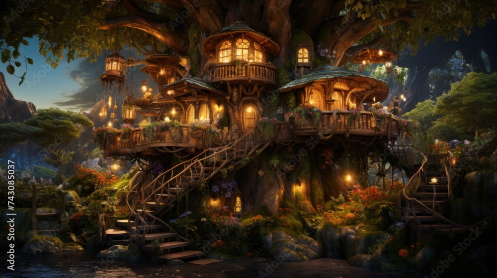 Aufkleber generative ai treetop hideaway