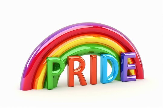 LGBTQ Pride relationship. Rainbow supportive colorful easy going diversity Flag. Gradient motley colored tan LGBT rights parade festival teal diverse gender illustration