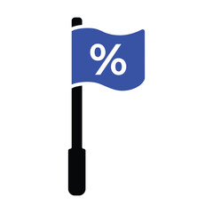 Discount Flag Icon
