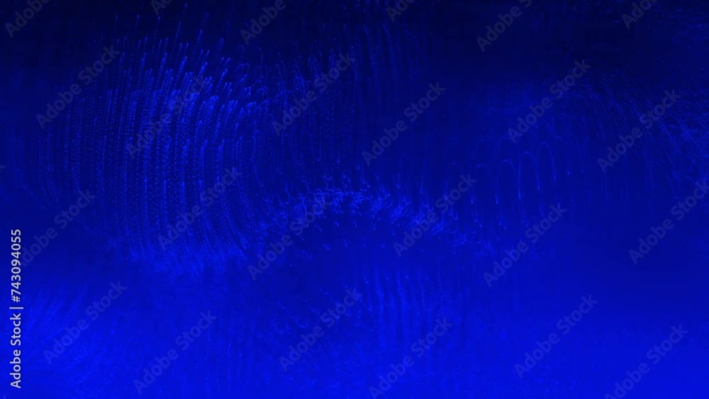 Poster connection dot wave background. digital wave particles and light with bokeh, cyberspace, and technol