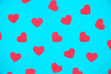 seamless background with hearts