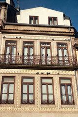 Fototapeta premium street photography, sunny city, summer, golden hour